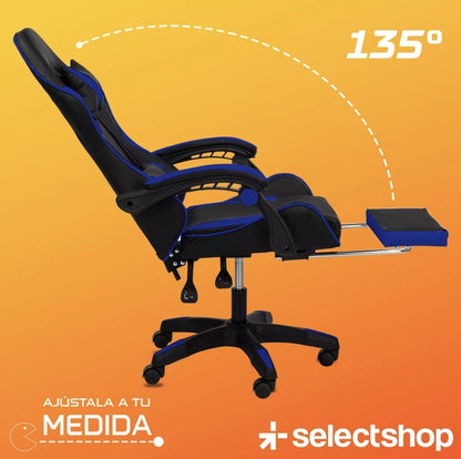 Silla Gamer Reclinable Giratoria Ergonómica