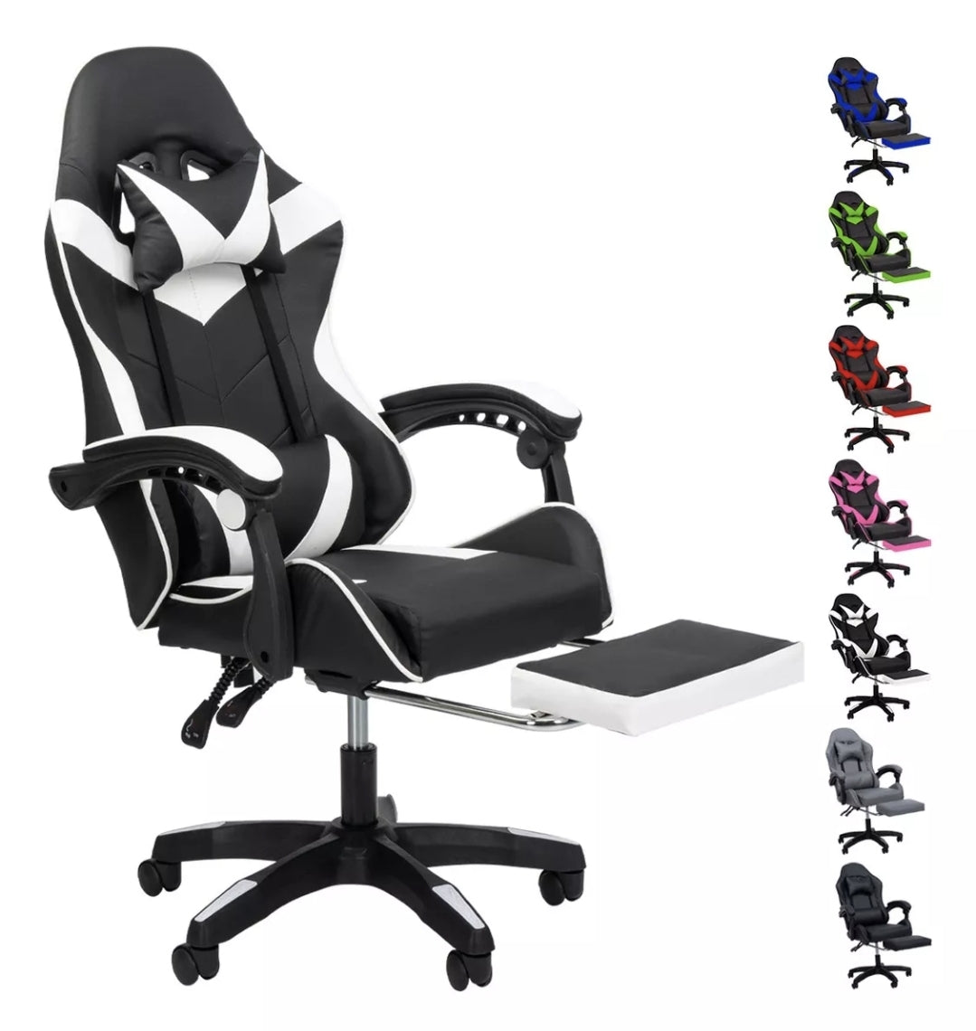 Silla Gamer Reclinable Giratoria Ergonómica