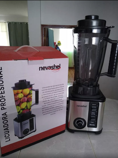 Licuadora Profesional Nevashel 1600W | 3 Litros | 15 Velocidades