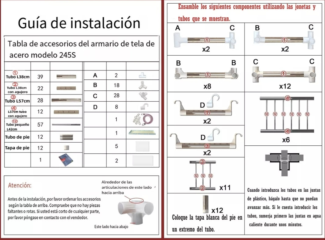 Armario Armable  245cm