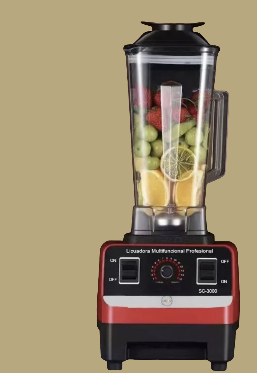 Licuadora para cocina 2L vaso de plástico