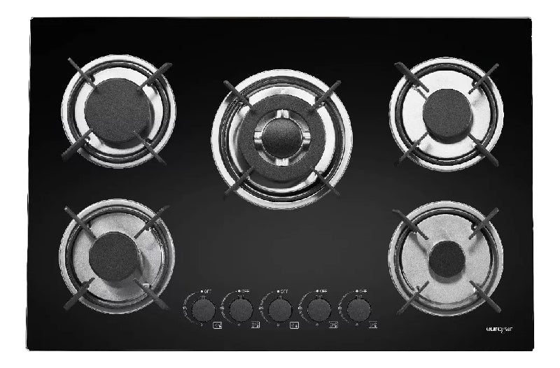 Parrilla empotrable 5 quemadores