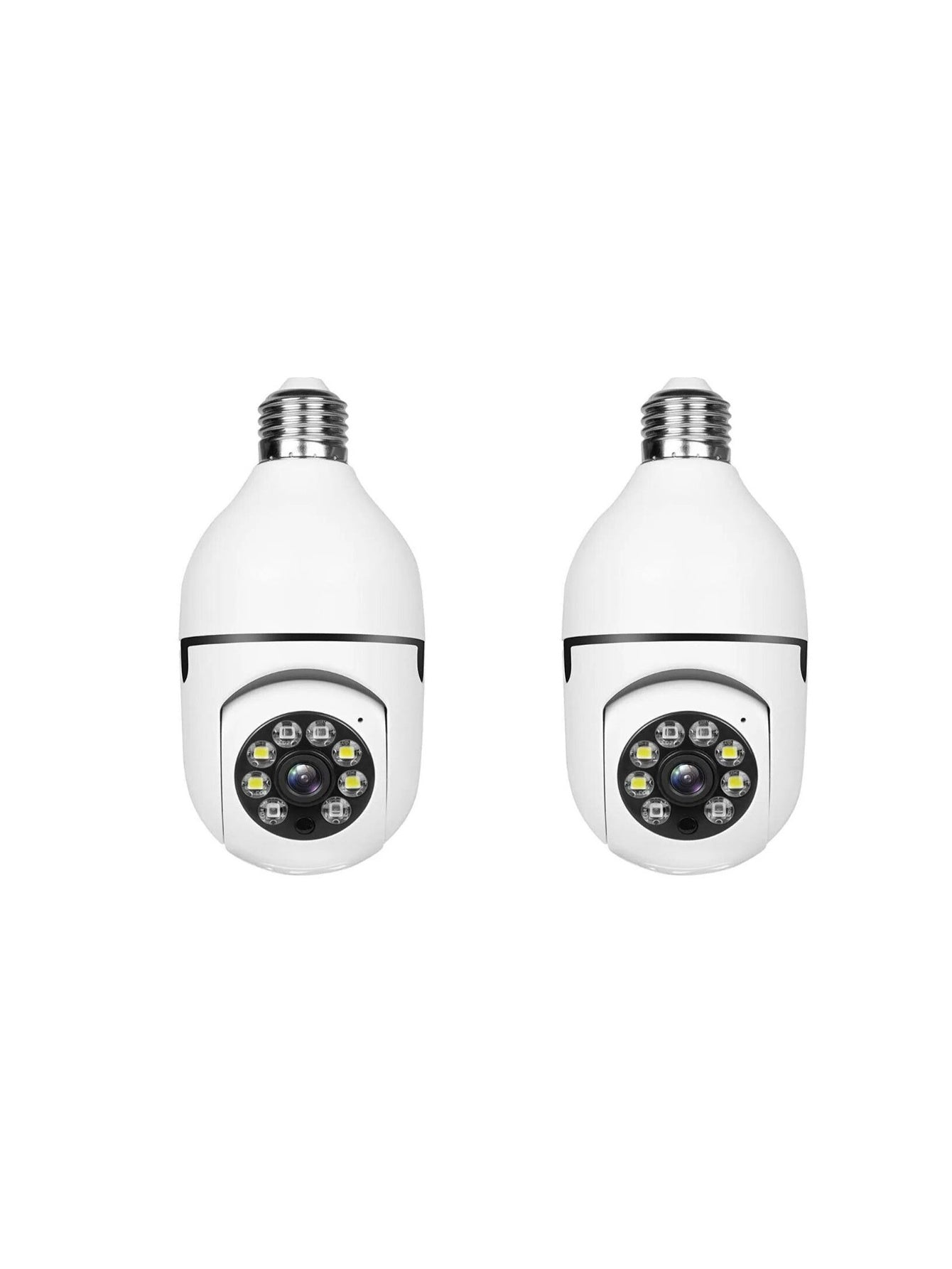 Kit de 2 cámaras de vigilancia WiFi tipo foco