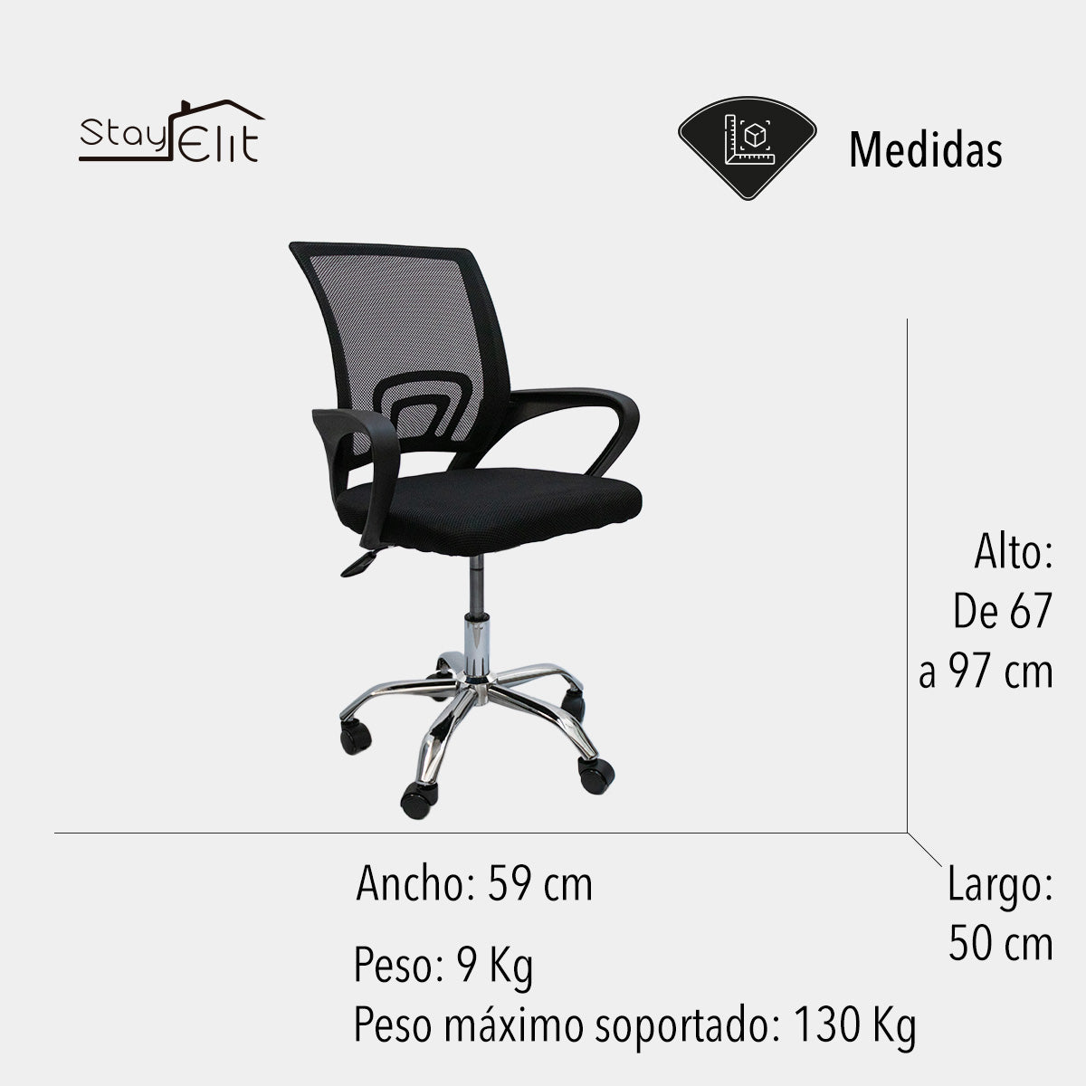 Silla ejecutiva ergonómica