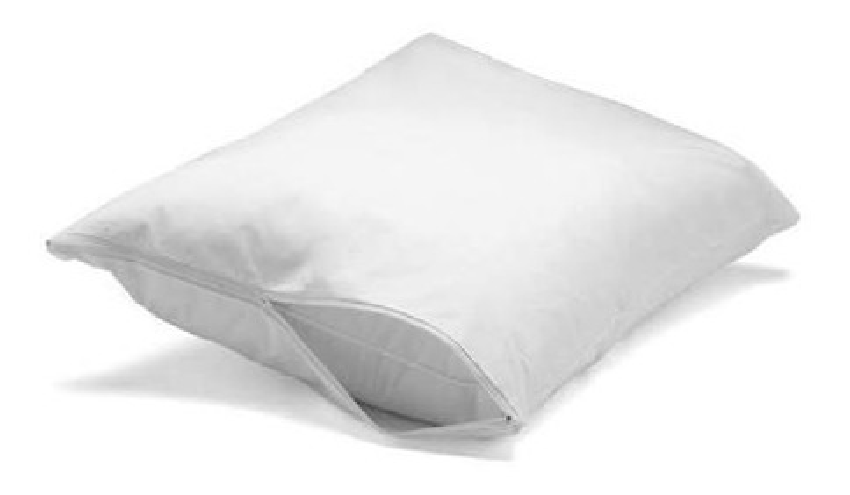 10 almohadas hoteleras con funda y cierre 70x50cm
