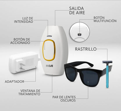 Depiladora definitiva inalámbrica IPL