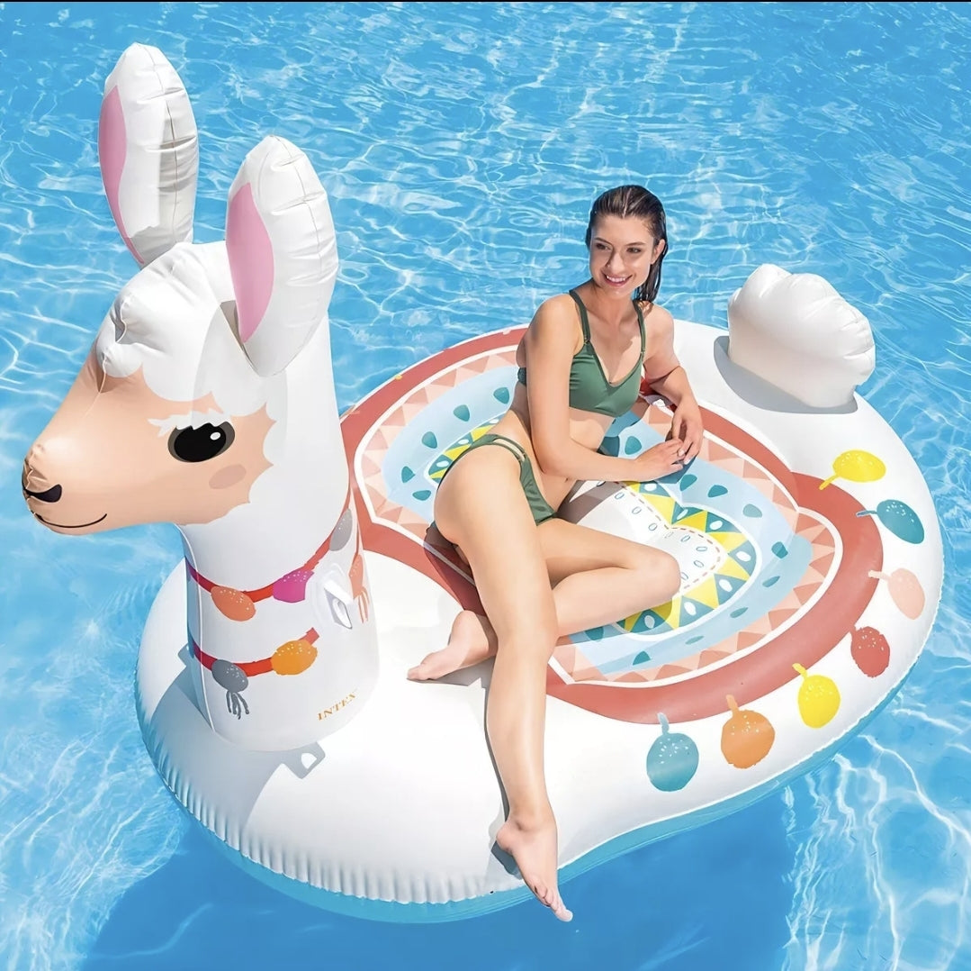 Isla Inflable Mega Llama, 79 Pulgadas X 58 Pulgadas
