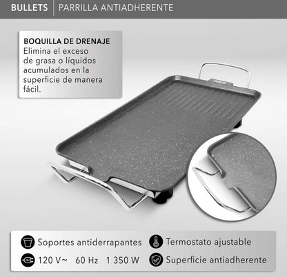 Plancha Antiadherente Grill