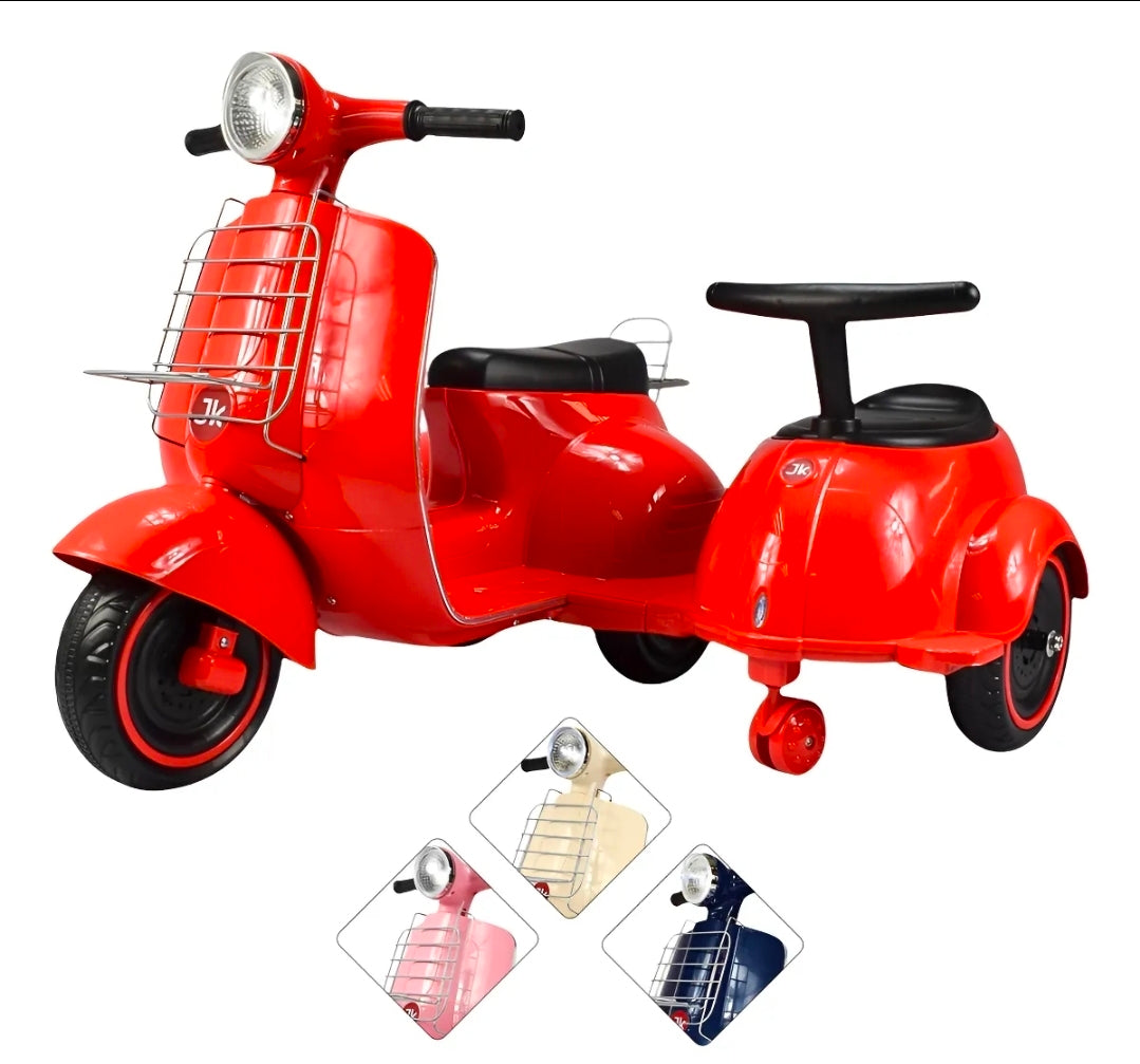 Motocicleta Montable Electrica Doble Asiento Sonido Luz 6v