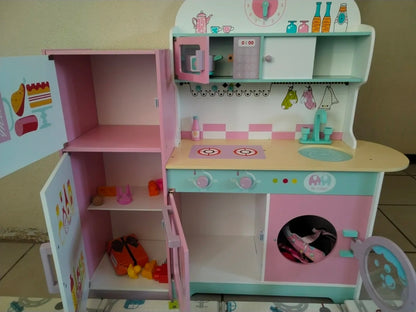 Cocinita infantil con lavadora 101x29x101cm