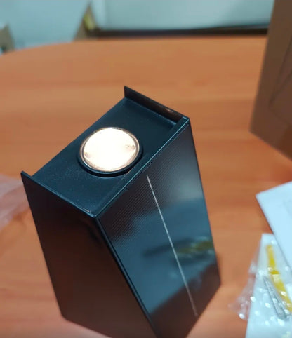 4 lámparas de pared Led solar luz cálida