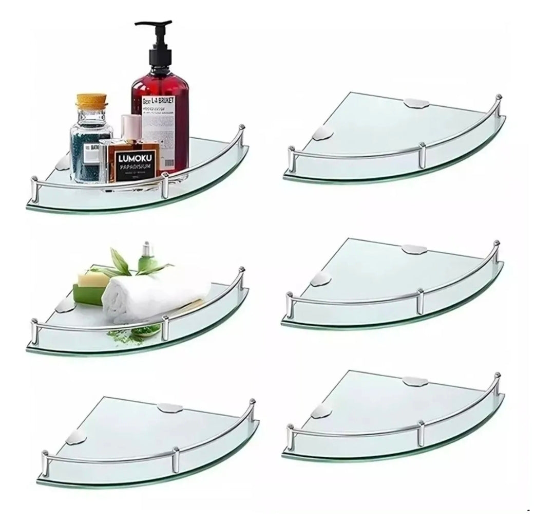 Repisas flotantes esquineras 6 piezas