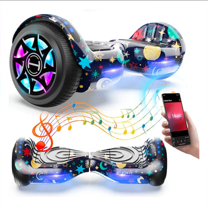 Patín Eléctrico Hoverboard Bluetooth 12km/h 55kg