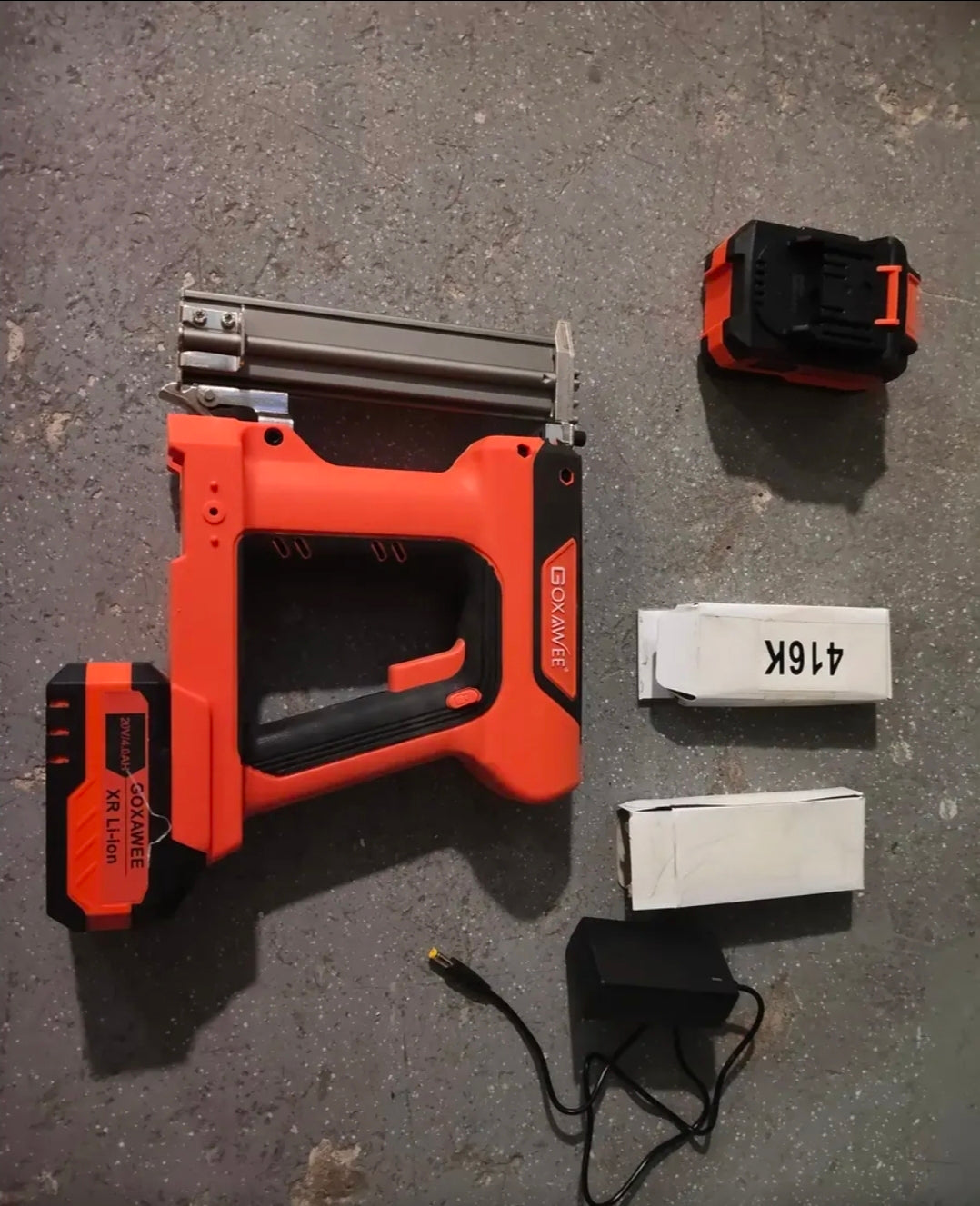 Goxawee® 2 En 1 Engrapadoras Pistola De Clavos Inalámbrica