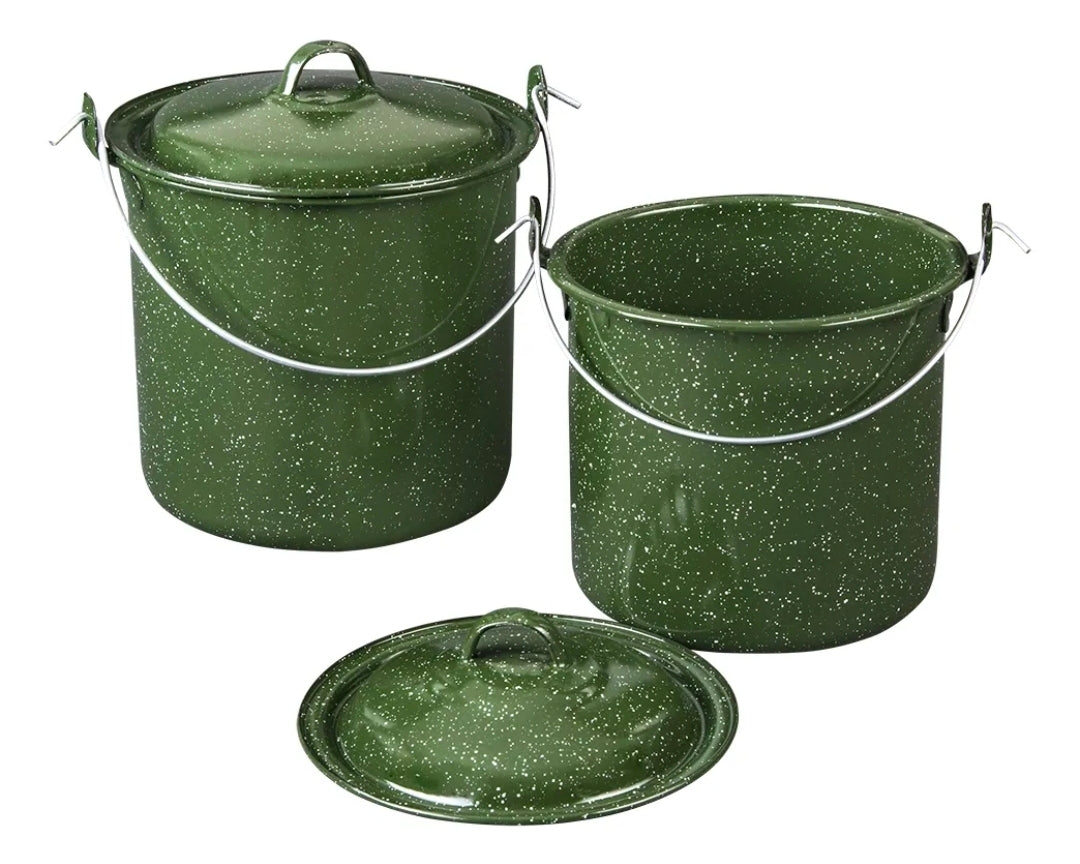 Set De 4 Ollas Hervidores De Peltre Cinsa Incluye 2 Tapas