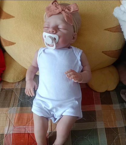 Muñeca bebé de silicona + Algodón 50cm