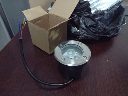 8 Lámparas de piso 3W luz cálida