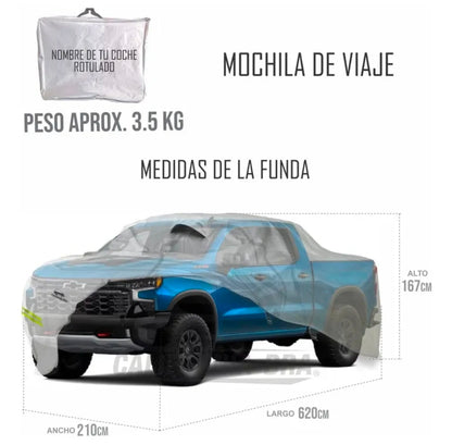 Funda Lona Impermeable Ford F-150 Lobo 2015-2017 Doble Cabina