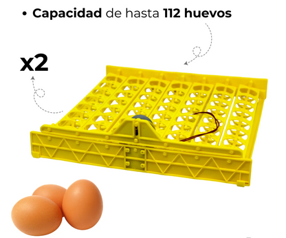 INCUBADORA PARA 112 HUEVOS