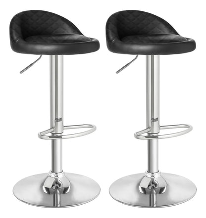 2 bancos altura ajustable NEGRO