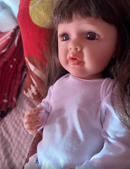 Bebé muñeca TIPO reborn silicona 55 cm