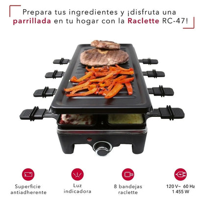 Parrilla Raclette Antiadherente