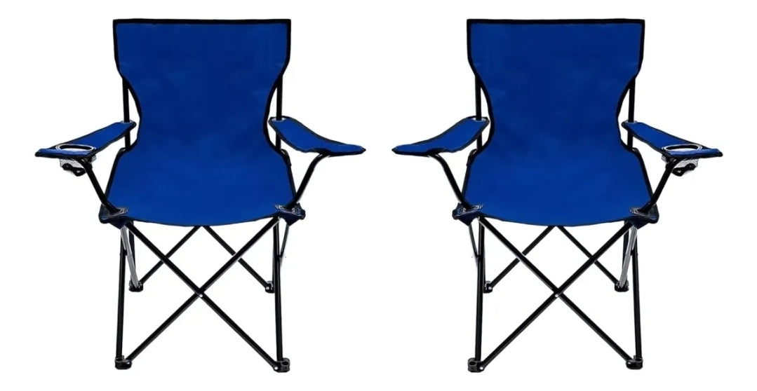 Juego de 2 Sillas Plegables