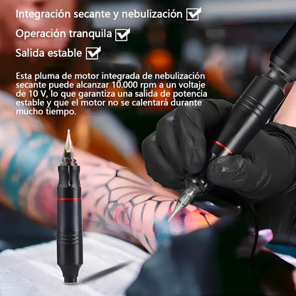 Kit  Para Tatuar Profesional Con 12 Tintas