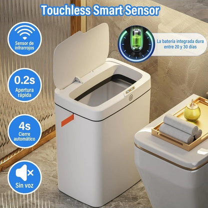 Bote inteligente para basura 2 pack 17 L