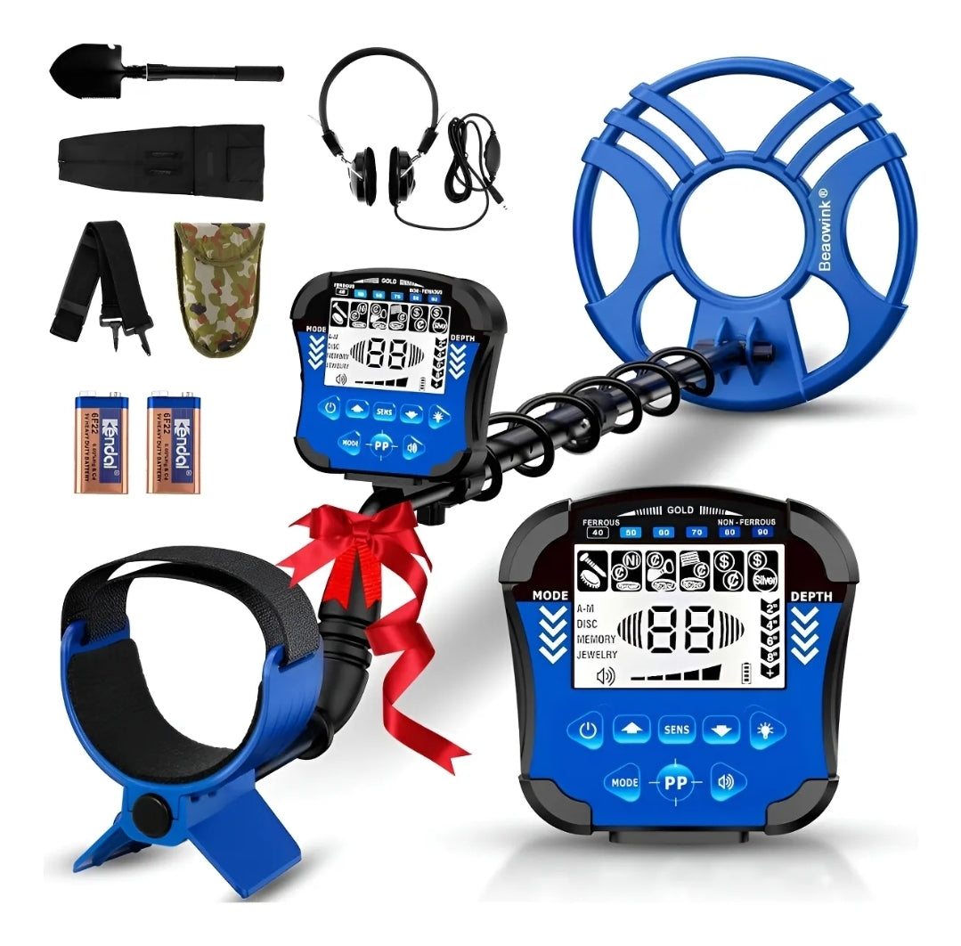 Detector de metales alta precisión 5 modos + pantalla LCD