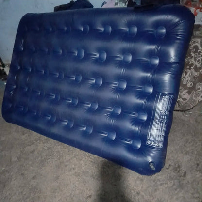 Colchón Inflable Matrimonial Con Bomba Aire + 2 Almohadas