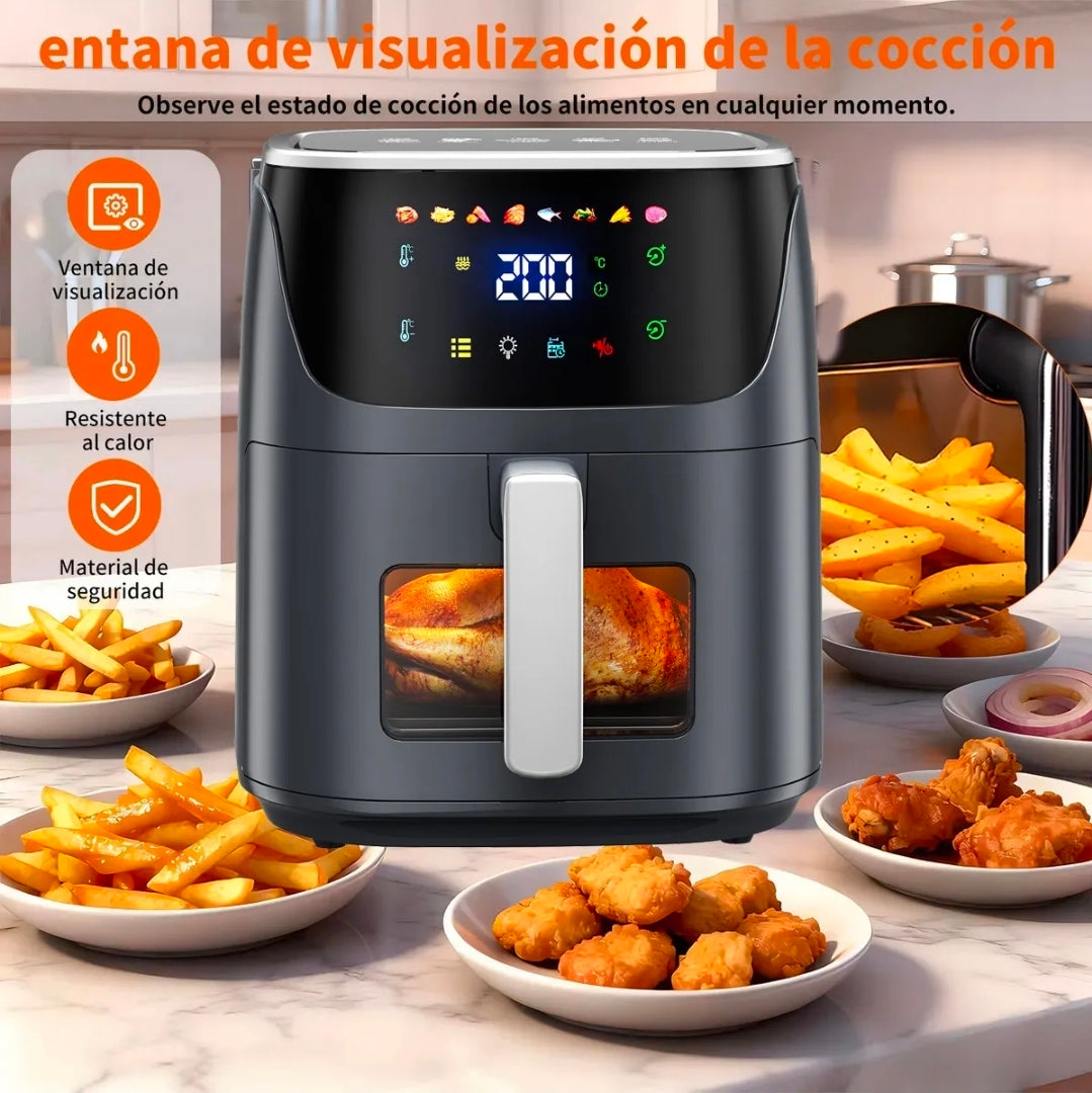 Freidora de Aire Patbrela 8L Digital 1500W Pantalla Táctil