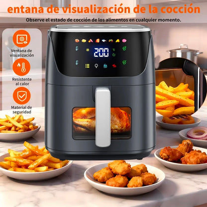 Freidora de Aire Patbrela 8L Digital 1500W Pantalla Táctil