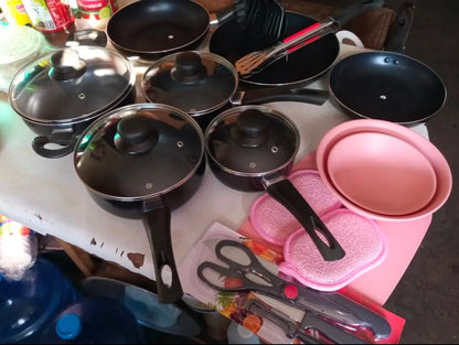 Batería de cocina 27 piezas Aluminio Antiadherente Novry