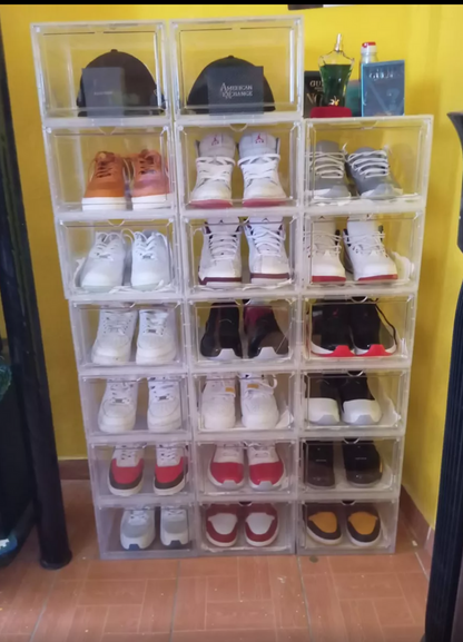 Cajas de Zapatos Apilables  PLÁSTICO RÍGIDO ⚠️