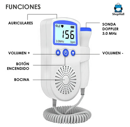 Monitor fetal de ultrasonido