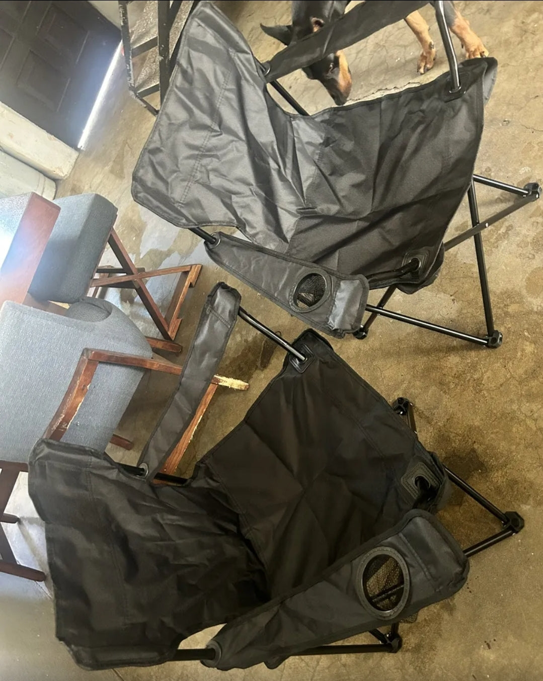 Juego de 2 Sillas Plegables