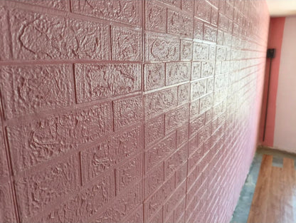 Panel decorativo 3D espuma impermeable 30pz