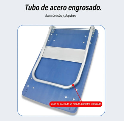 Carro de carga plataforma plegable 550kg