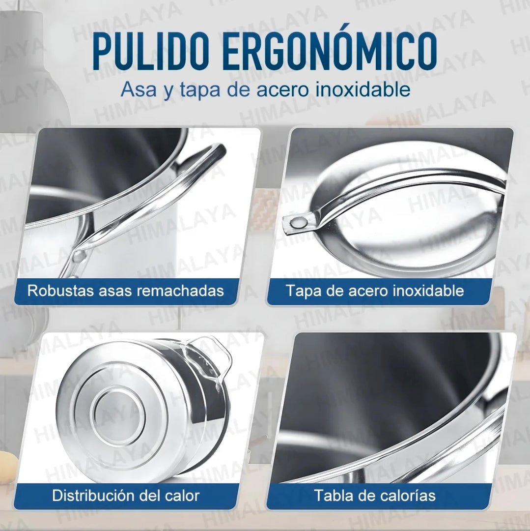 Ollas De Acero Inoxidable Con Tetera De Agua