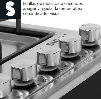 Parrilla Empotrable 5 Quemadores SIGNA
