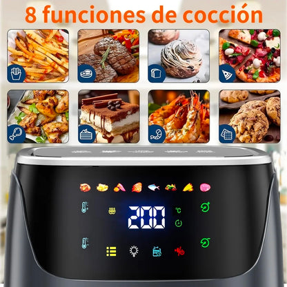 Freidora de Aire Patbrela 8L Digital 1500W Pantalla Táctil