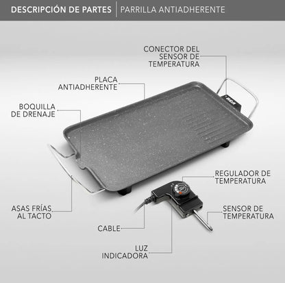 Plancha Antiadherente Grill