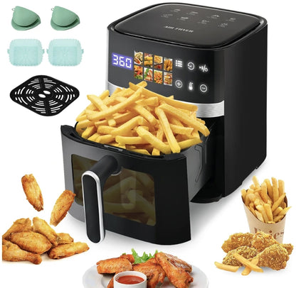 Freidora De Aire 8 En 1 Multifunción Inteligente 8L