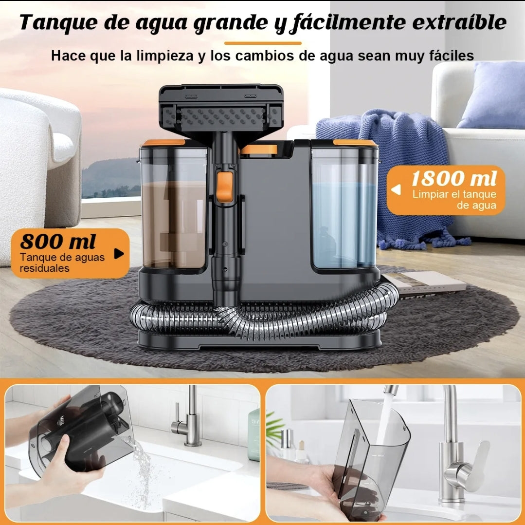 Aspiradora Para Limpiar 16kpa 1.8L Alfombras Y Mascota, Potencia 1000w