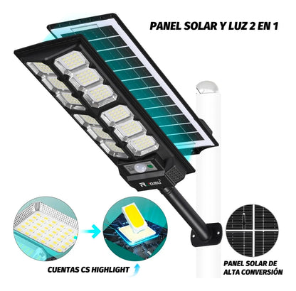 Kit 2 lámparas luz solar led