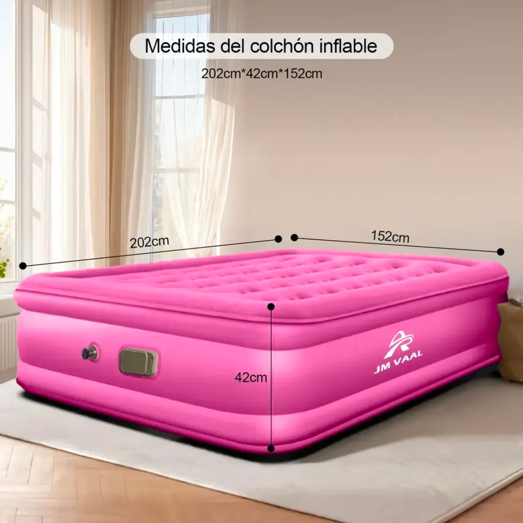 Colchón inflable Queen con bomba