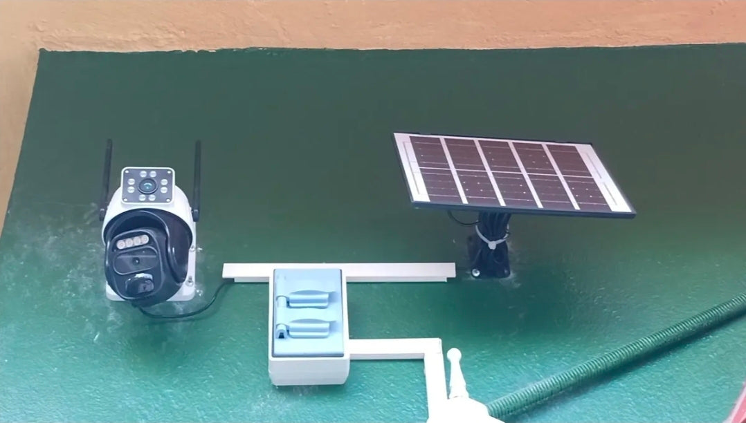 Cámara de Seguridad Solar Ankou 10MP Doble Lente 4K Visión Nocturna