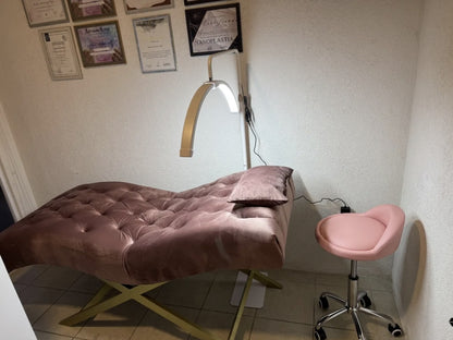 Banco Taburete  Con Ruedas Para Salón Spa