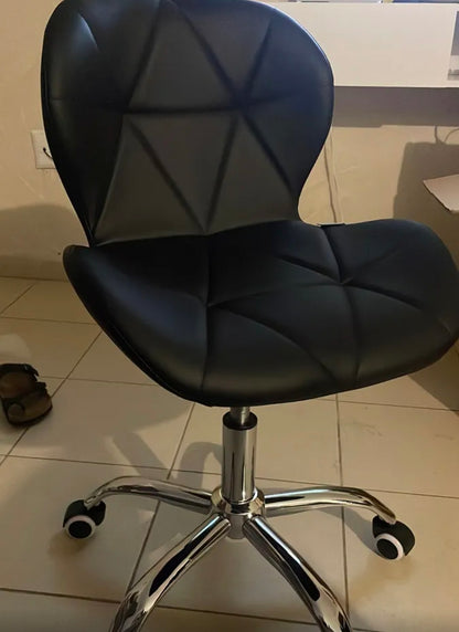 2 sillas de escritorio moderna cromada